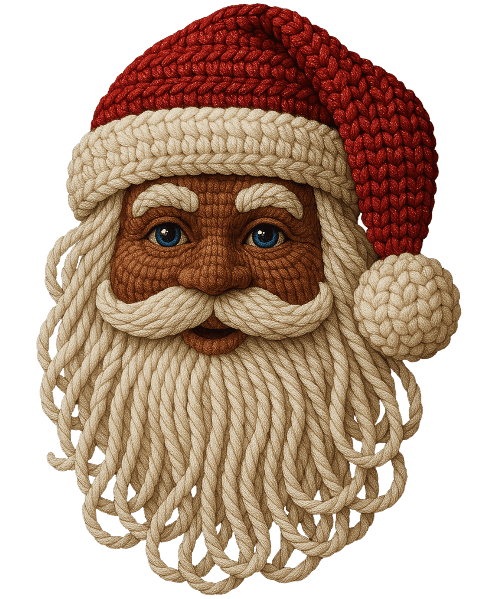 CH52 - Yarn Santa DTF Transfer - My Vinyl Craft