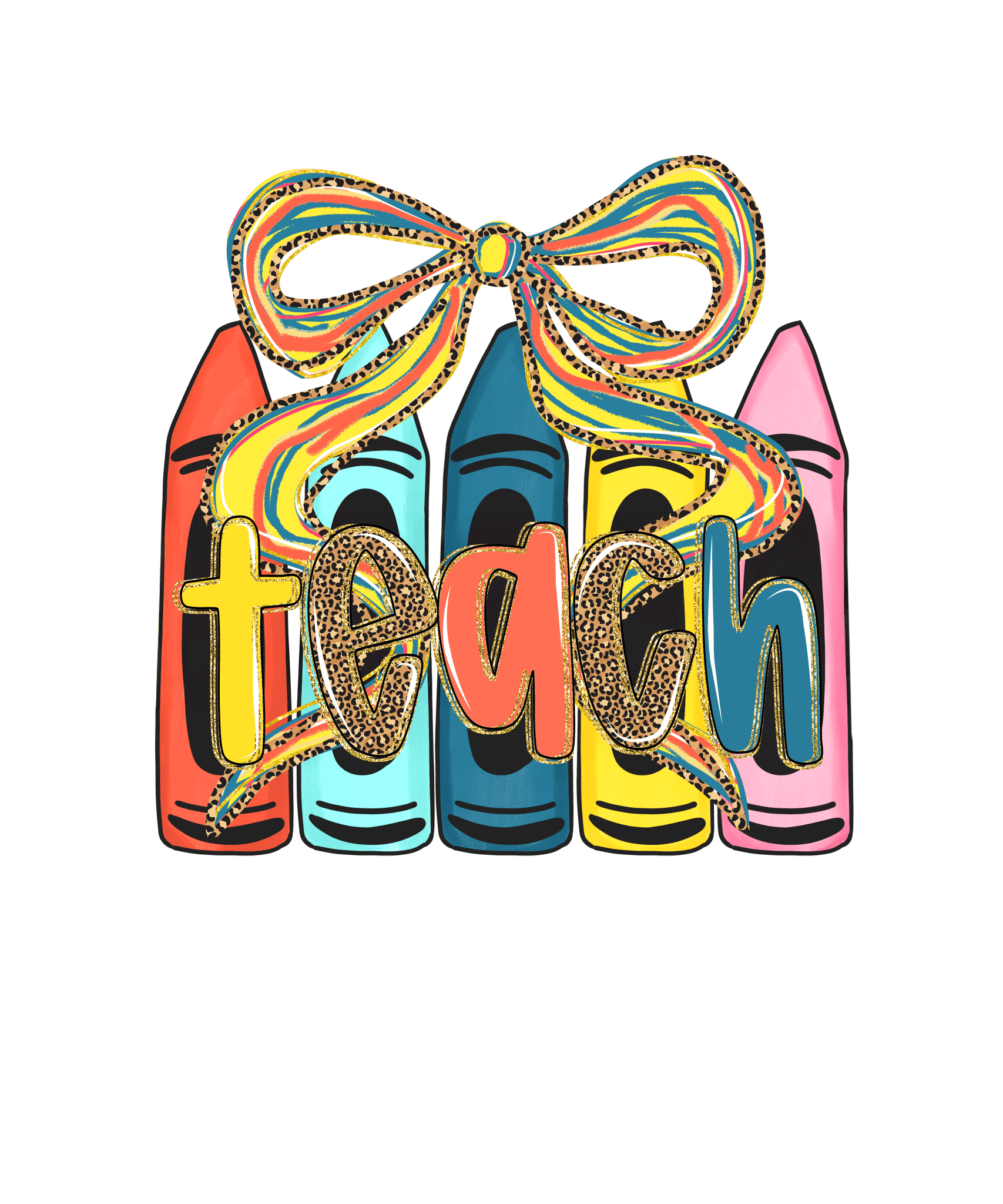 CH53 - Teacher Season DTF Transfer - My Vinyl Craft