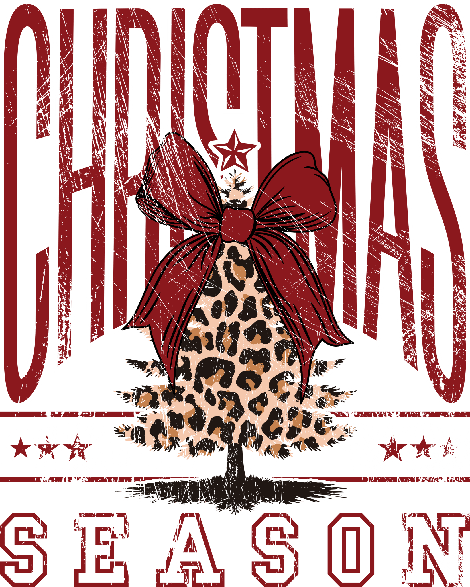 CH7 - Christmas Season DTF Transfer - My Vinyl Craft