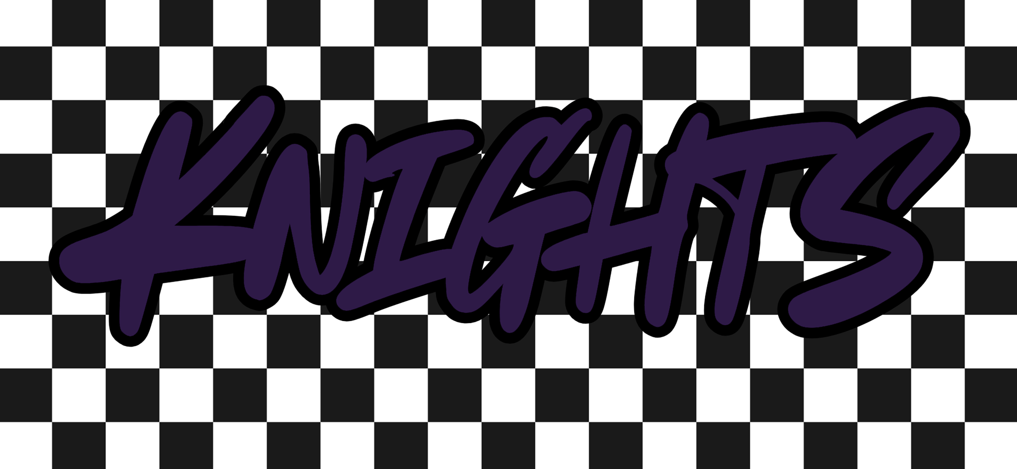 Checkered Mascot DTF Transfers - My Vinyl Craft