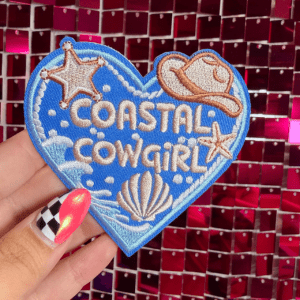 Coastal Cowgirl Heart Iron on Patc - My Vinyl Craft