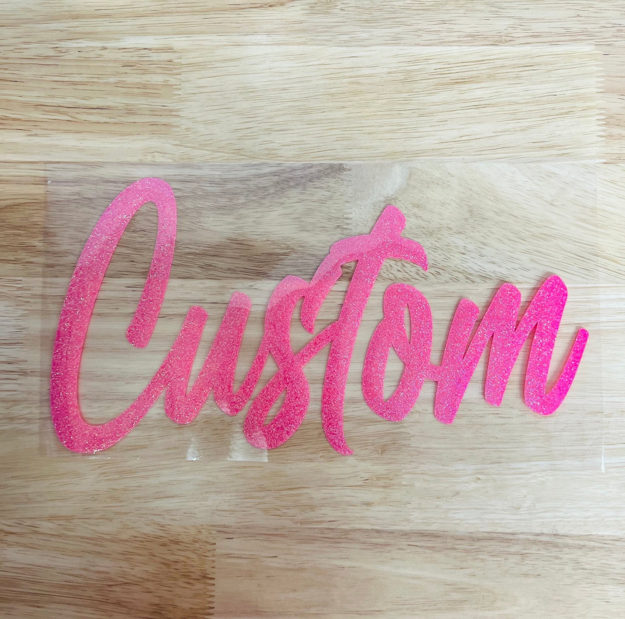 Custom Mascot Glitter Puff Transfer **PRE - ORDER** - My Vinyl Craft