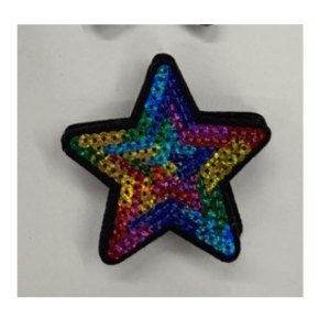 Double Layer Star Iron On Patch - My Vinyl Craft