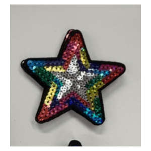 Double Layer Star Iron On Patch - My Vinyl Craft