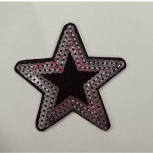 Double Layer Star Iron On Patch - My Vinyl Craft