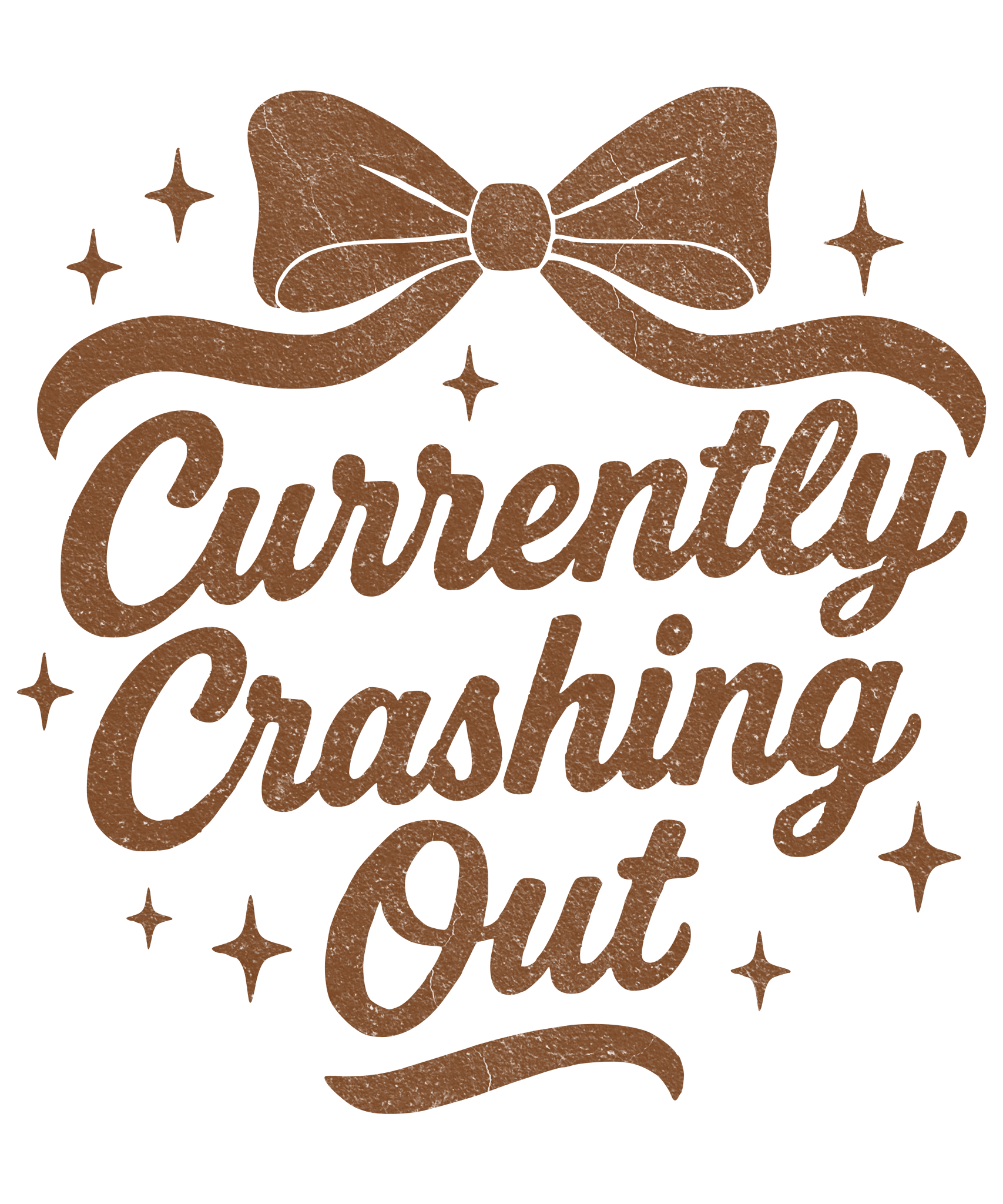 E27 - Crashing Out DTF Transfer - My Vinyl Craft