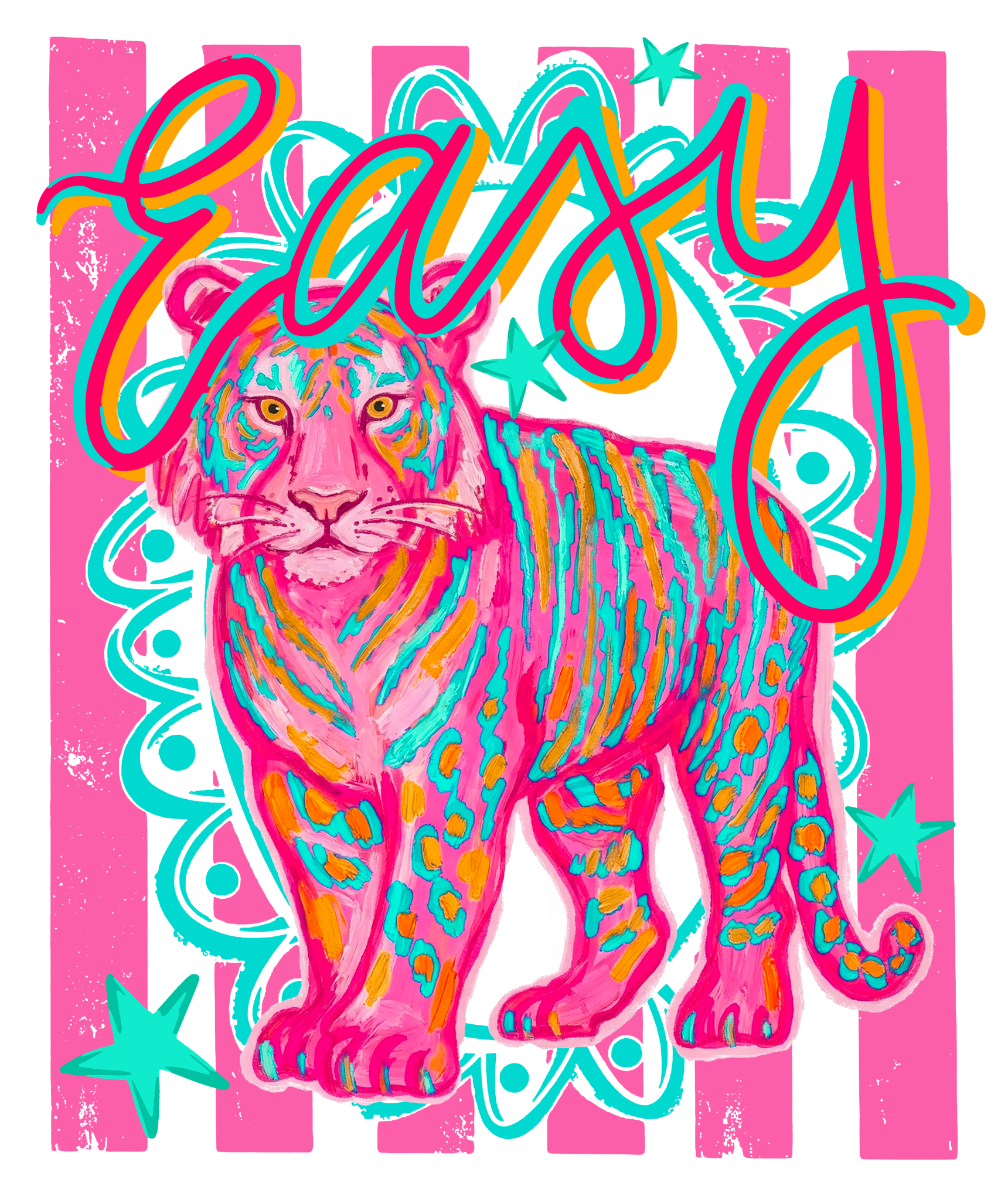 E3 - Easy Tiger DTF Transfer - My Vinyl Craft
