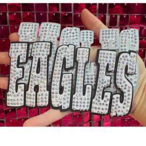 Eagles Oversize Hat Rhinestone Transfer - My Vinyl Craft