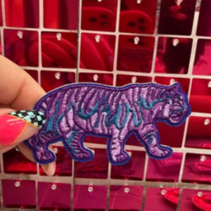 Easy Tiger Multi Colored Iron On Patch - My Vinyl Craft