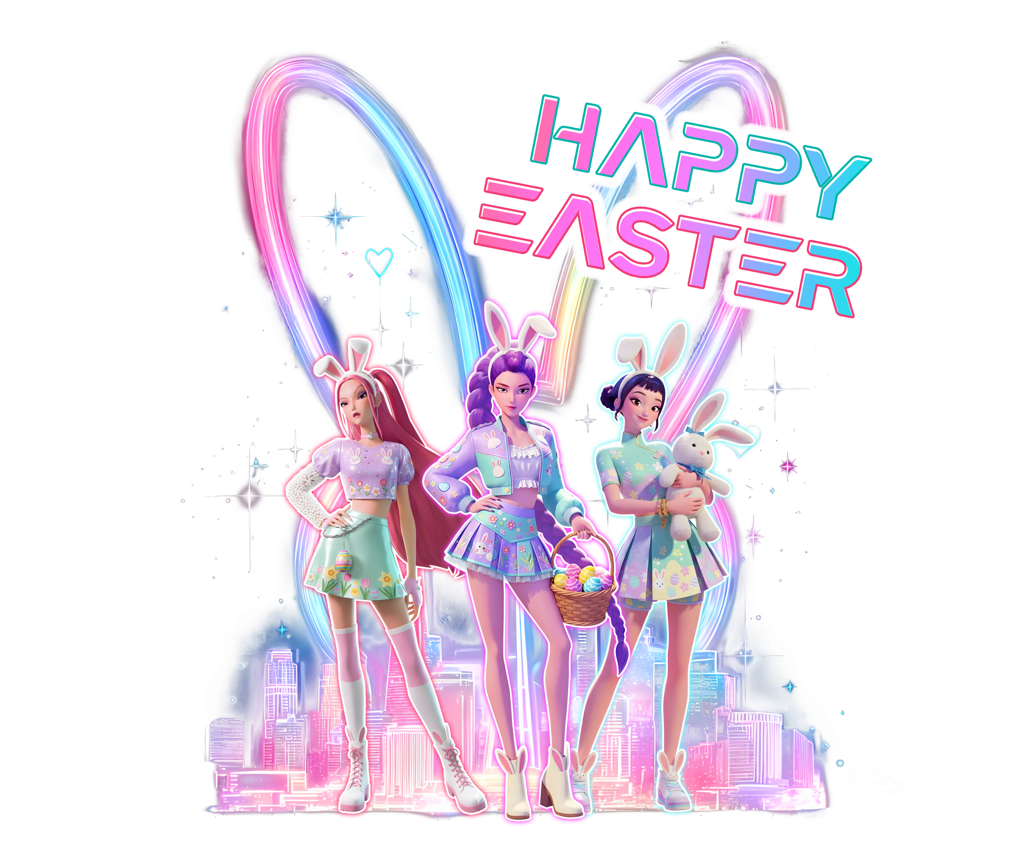 ET3 - Easter Kpop DTF Transfer - My Vinyl Craft