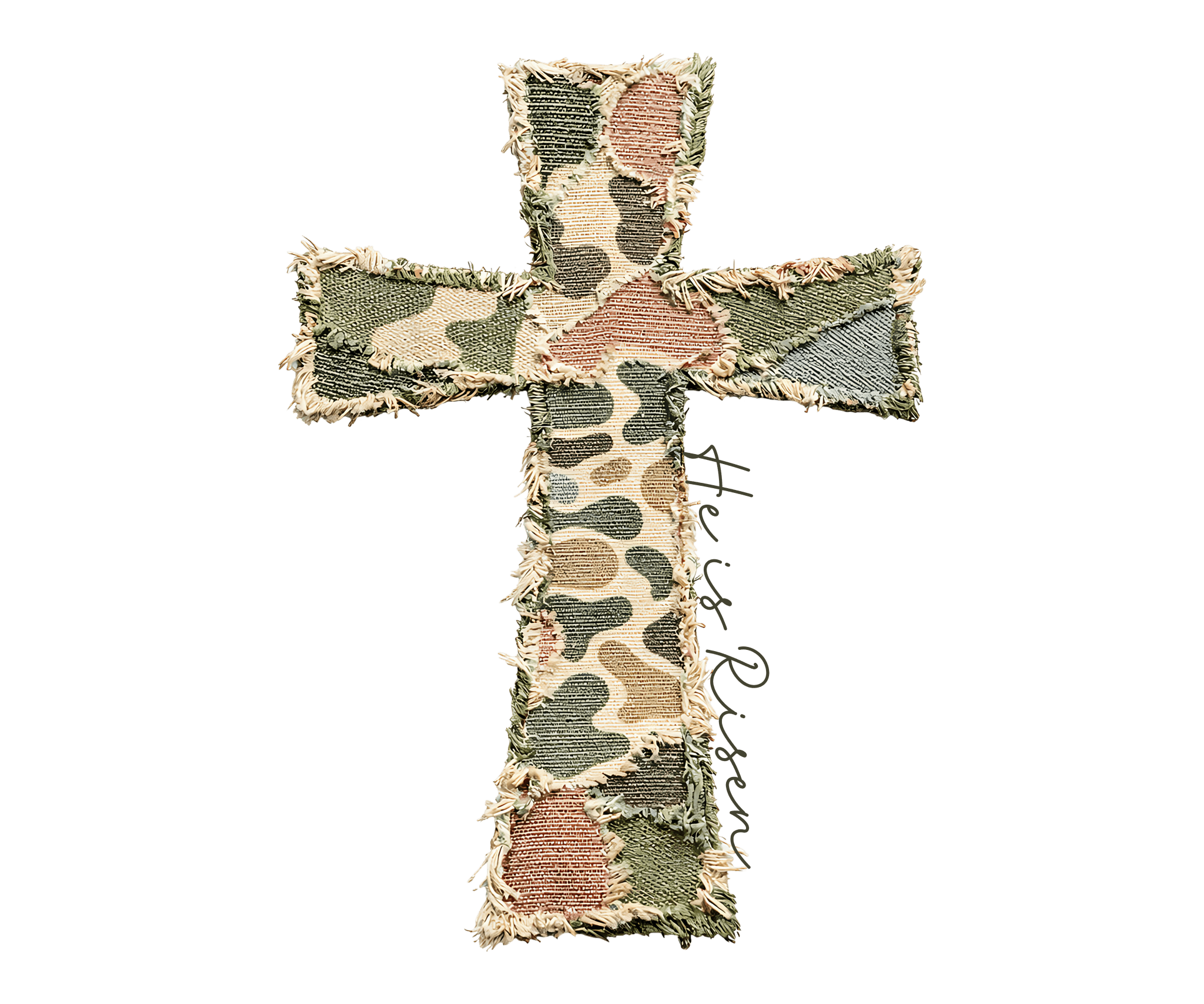 ET7 - Faux Stitch Cross DTF Transfer - My Vinyl Craft