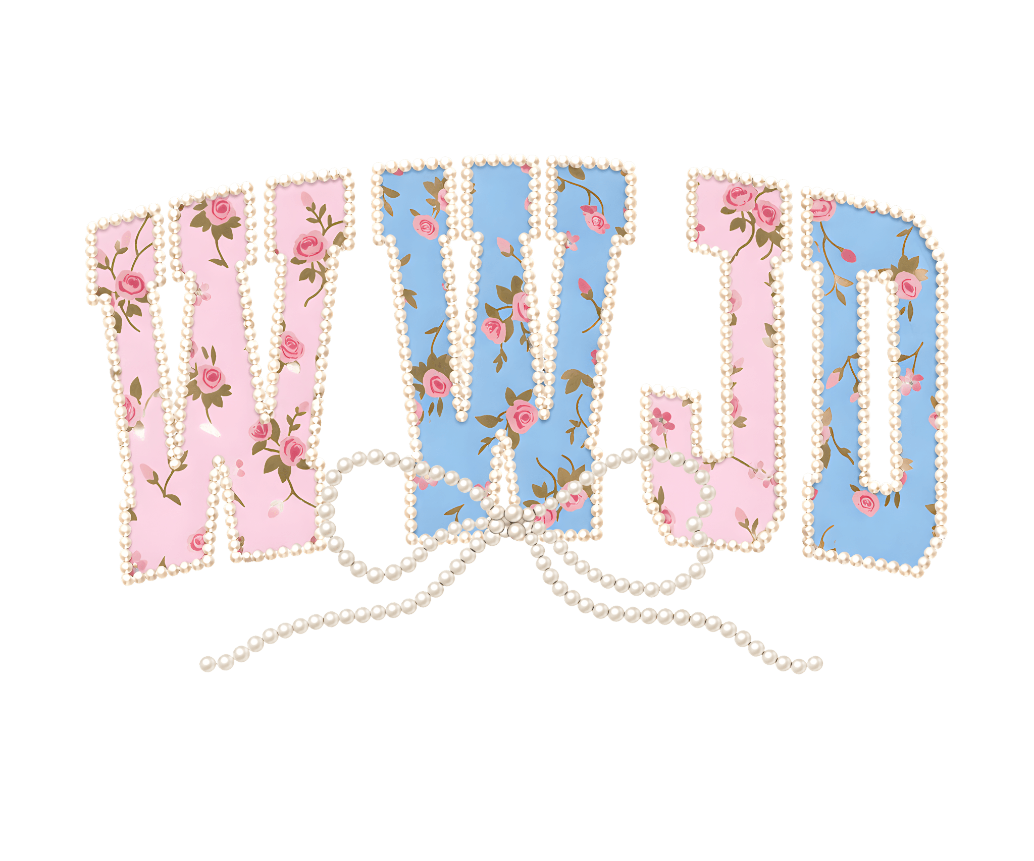 F10 - WWJD Girly DTF Transfer - My Vinyl Craft