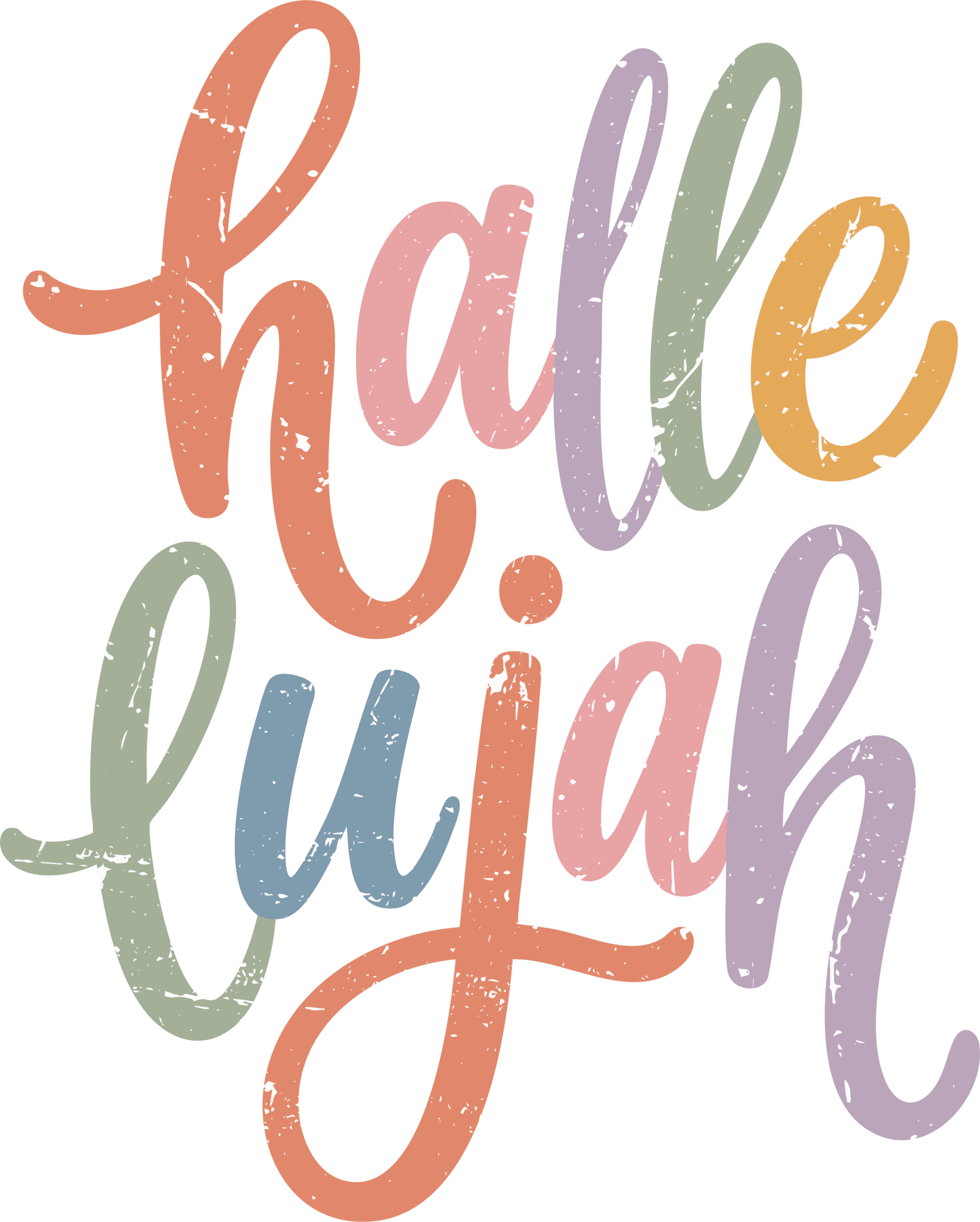 F15 - Hallelujah DTF Transfer - My Vinyl Craft