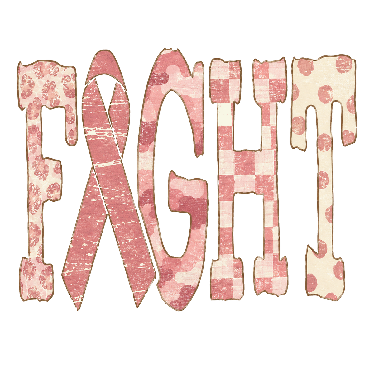 PO7 - Retro Fight  DTF Transfer