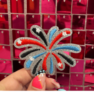 Fireworks Iron On Patch - My Vinyl Craft