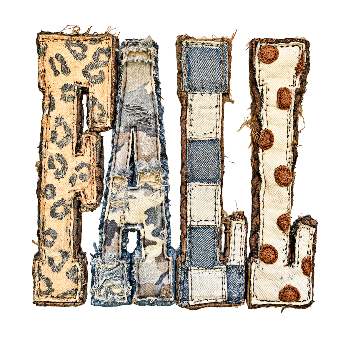 FL10 - Fall Patchwork DTF Transfer - My Vinyl Craft