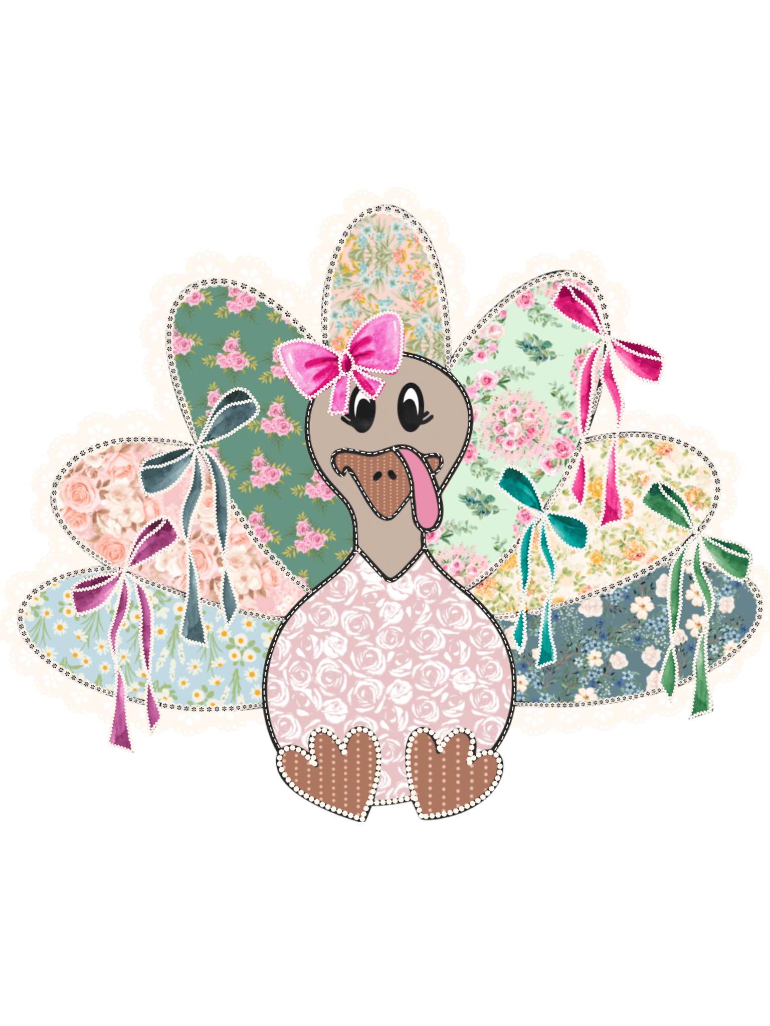 FL15 - Patch Turkey DTF Transfer - My Vinyl Craft