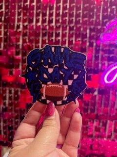 Football GameDay Iron On Patch - My Vinyl Craft