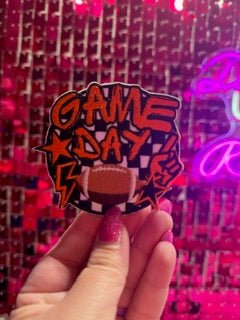 Football GameDay Iron On Patch - My Vinyl Craft