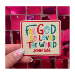 For God Iron On Patch - My Vinyl Craft