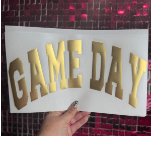 Game Day Puff Transfer **PRE-ORDER** - My Vinyl Craft