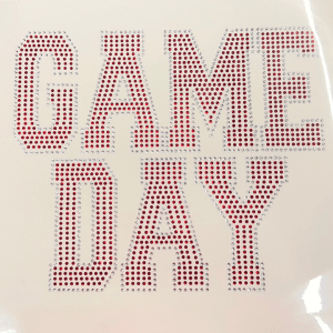 Game Day Rhinestone Transfer - My Vinyl Craft