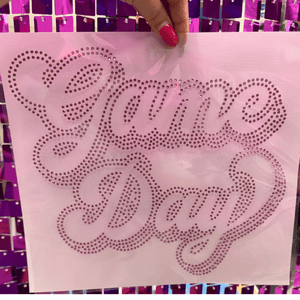 Gameday Girl Rhinestone Transfer - My Vinyl Craft