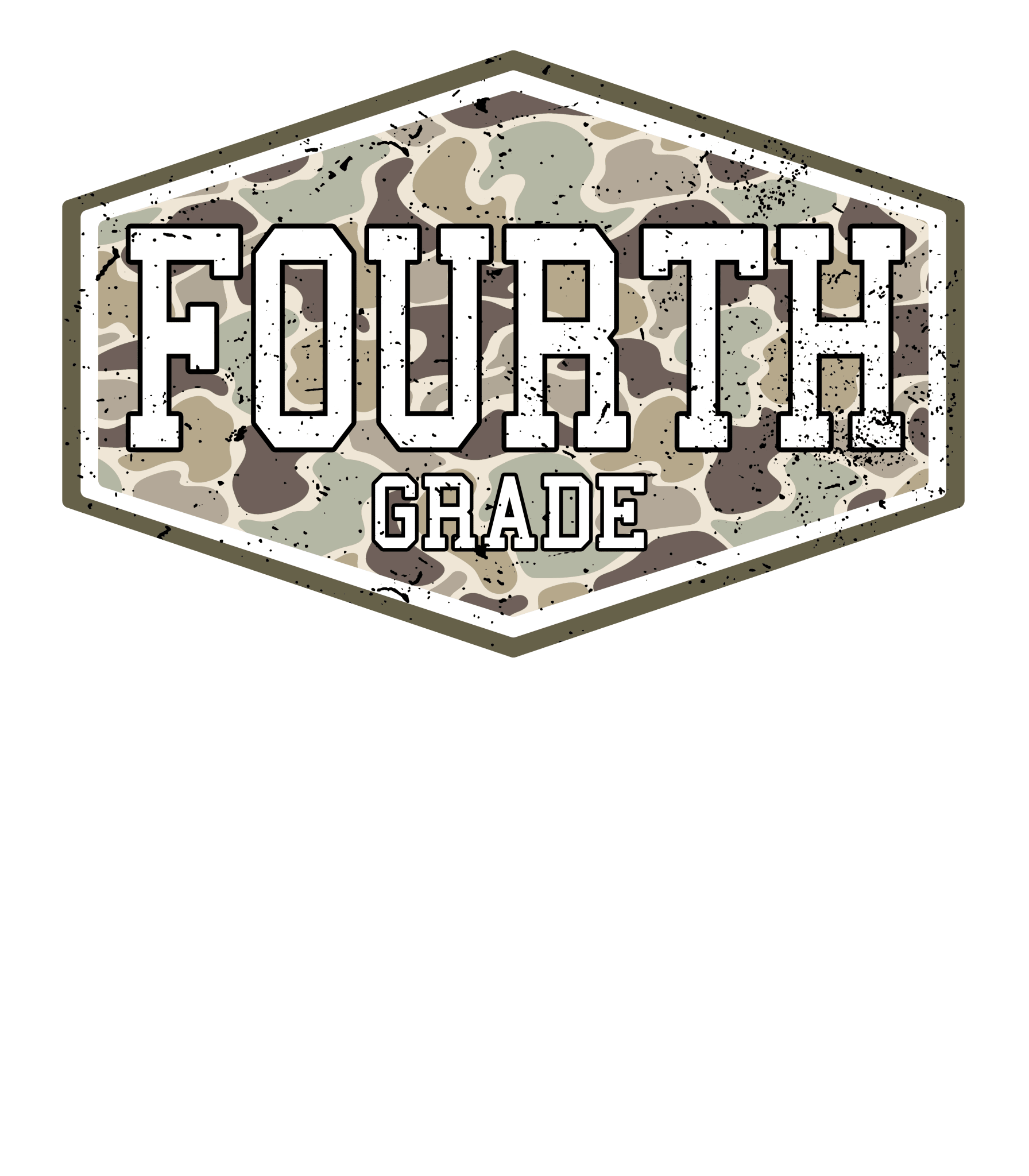 GL6 - Camo Grade PreK-4th - My Vinyl Craft