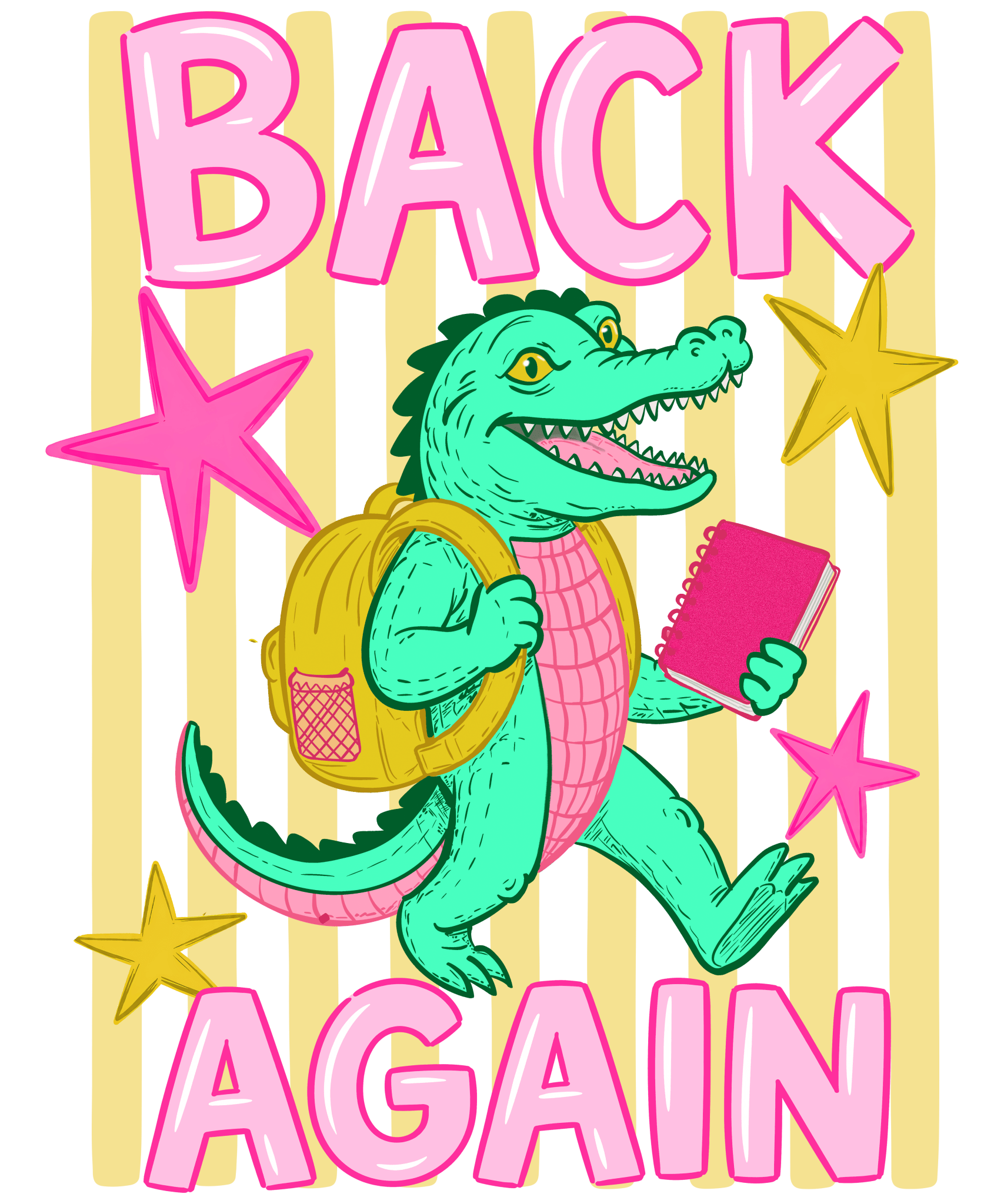 GL8 - Back Again DTF Transfer - My Vinyl Craft