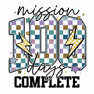 H4 - Mission Complete Checkered DTF Transfer - My Vinyl Craft