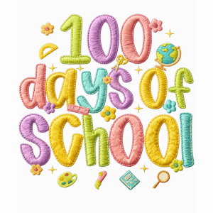 H6 - Yarn 100 Days DTF Transfer - My Vinyl Craft