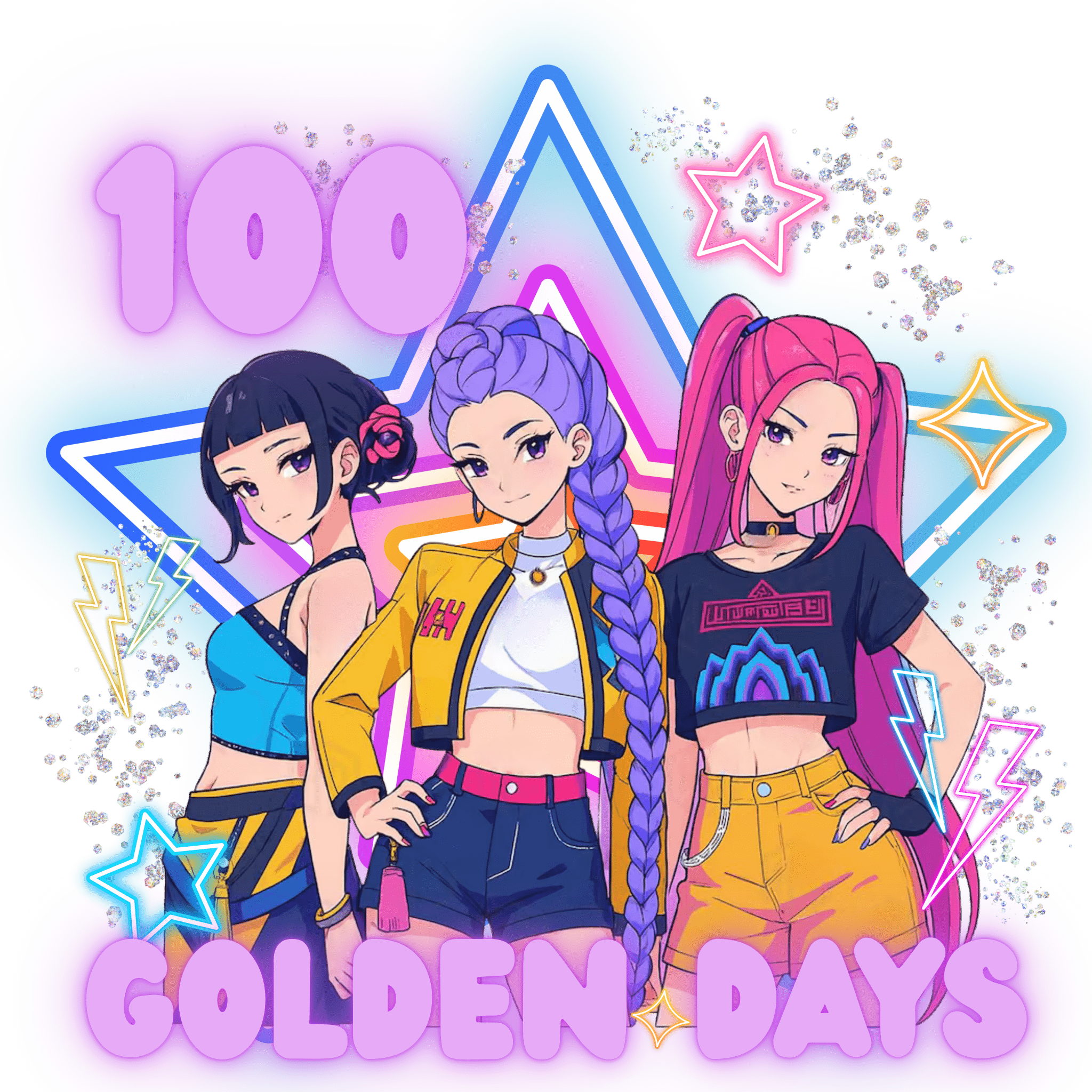 H8 - KPOP 100 Days DTF Transfer - My Vinyl Craft