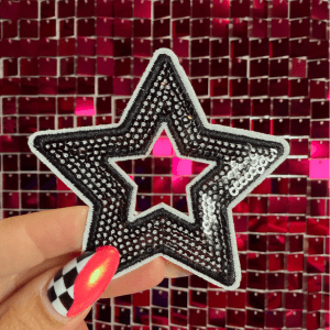 Hallow Star Iron on Patch Multicolor - My Vinyl Craft