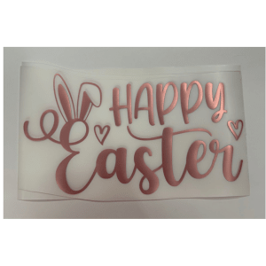 Happy Easter Puff HTV Transfer **PRE - ORDEER** - My Vinyl Craft