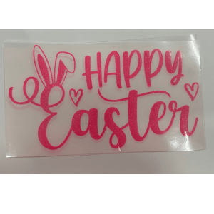 Happy Easter Puff HTV Transfer **PRE - ORDEER** - My Vinyl Craft