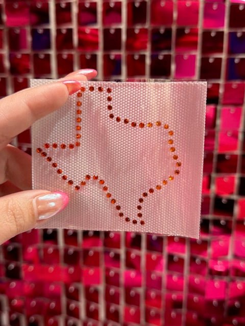Hat Texas Rhinestone Heat Transfer - My Vinyl Craft