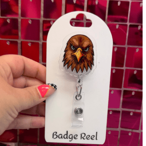 Hawk Badge Reel - My Vinyl Craft