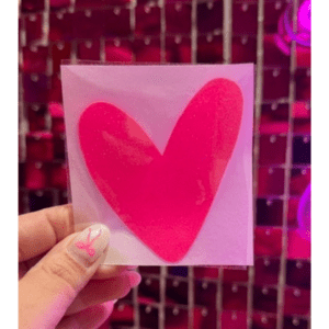 Heart Glitter Puff HTV Transfer **PRE - ORDER** - My Vinyl Craft