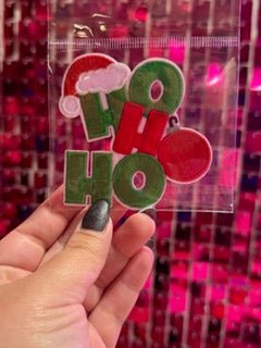 HoHoHo Iron On Patch - My Vinyl Craft