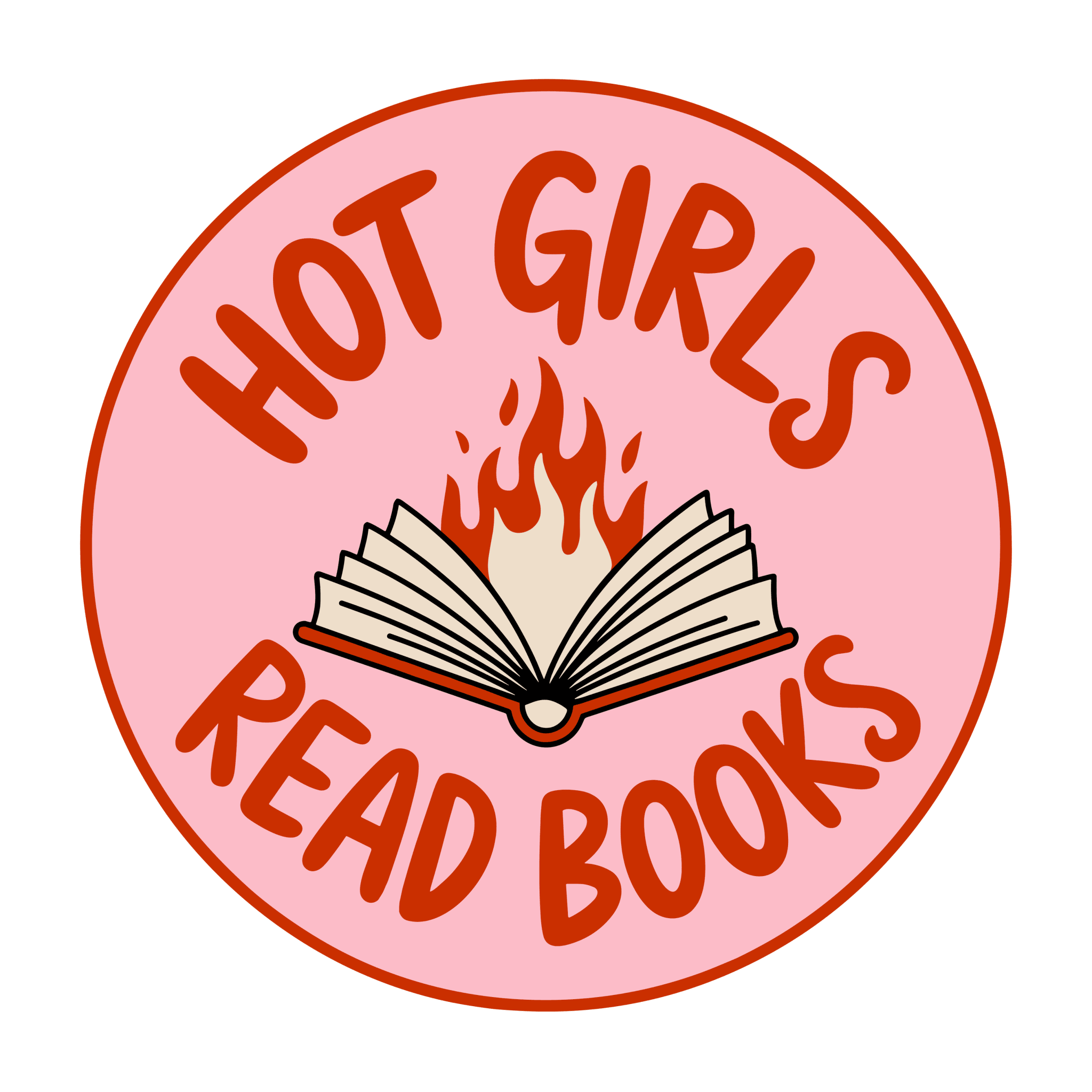 Hot Girl Read Small UV DTF - My Vinyl Craft