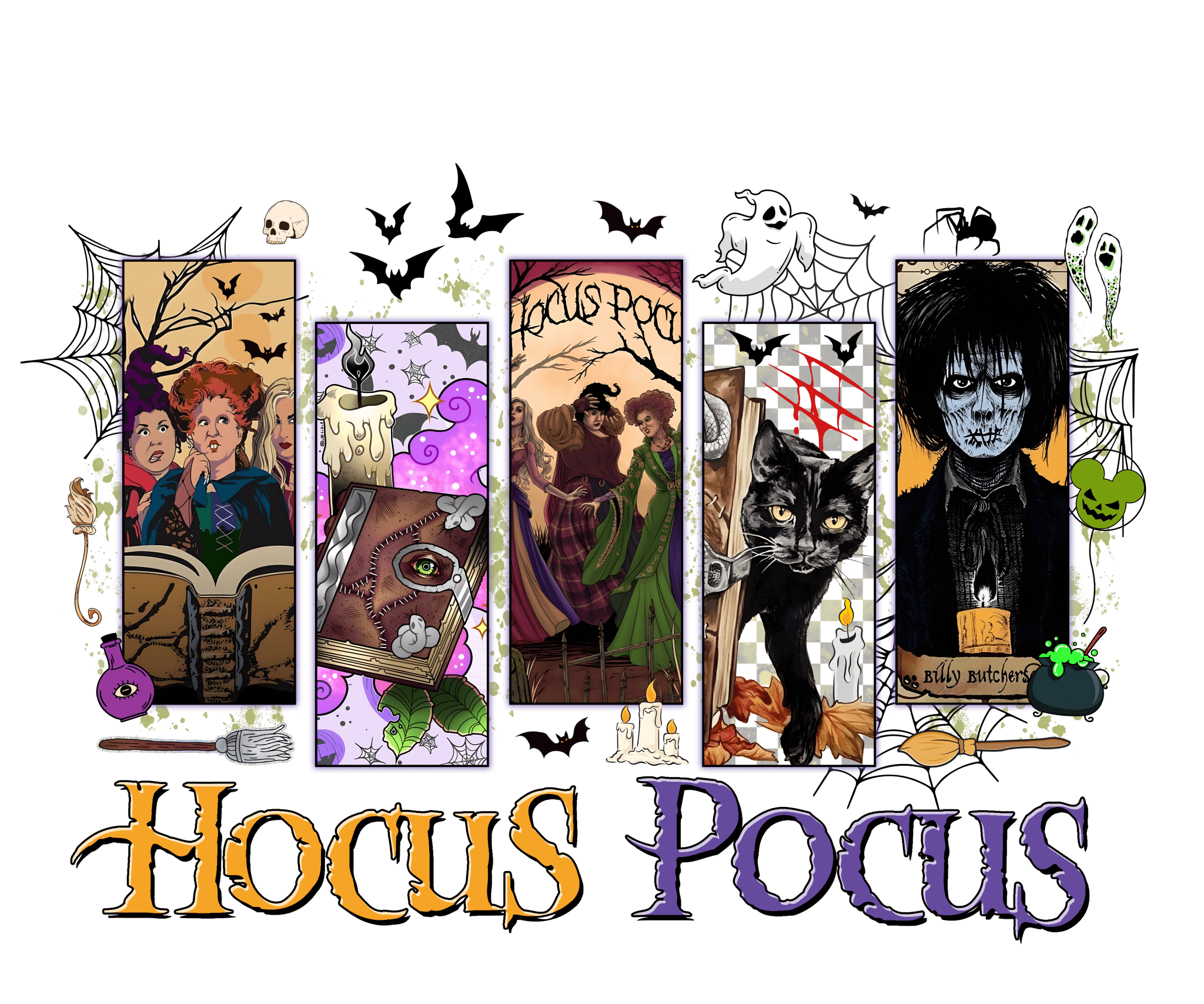 HW13 - Hocus Block DTF Transfer - My Vinyl Craft