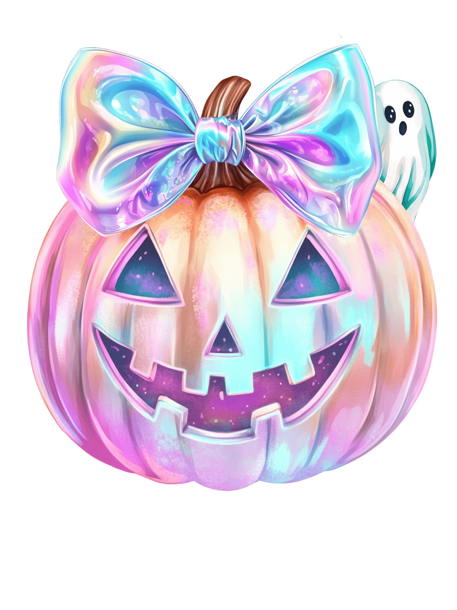 HW2 - Girly Pumpkin DTF Transfer - My Vinyl Craft