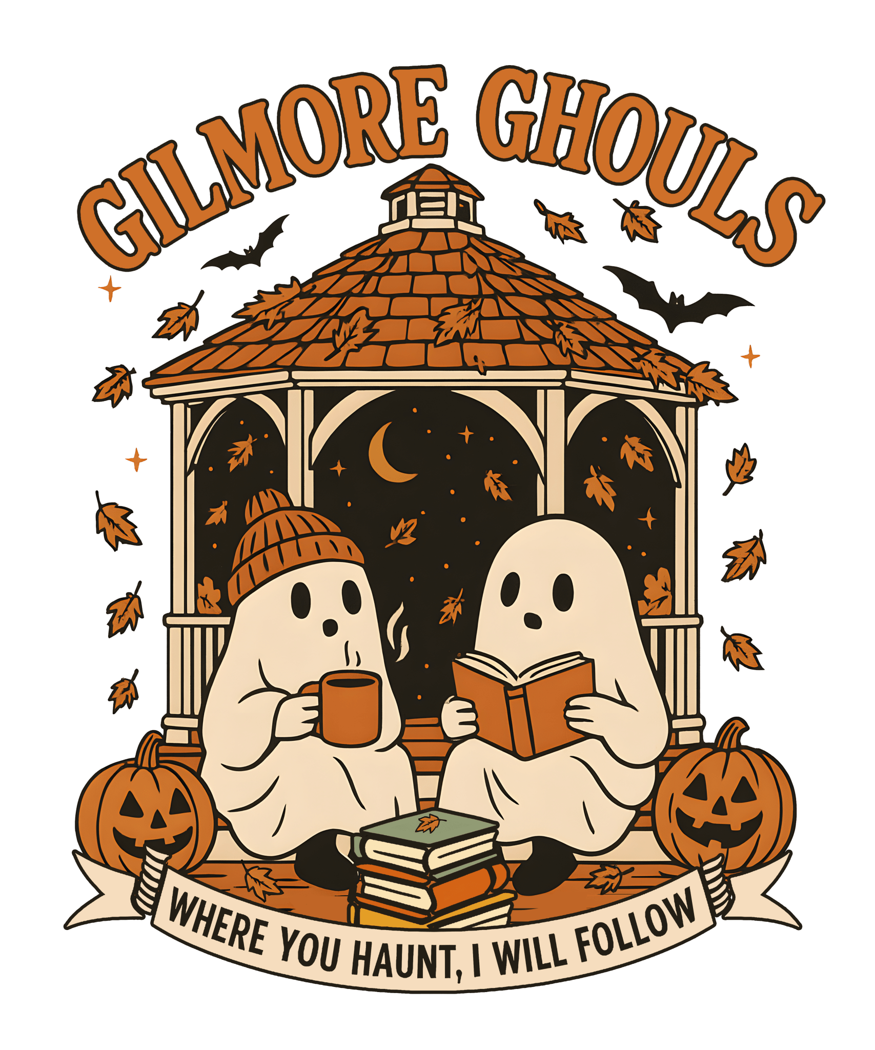 HW38 - Gilmore Ghouls DTF Transfer - My Vinyl Craft