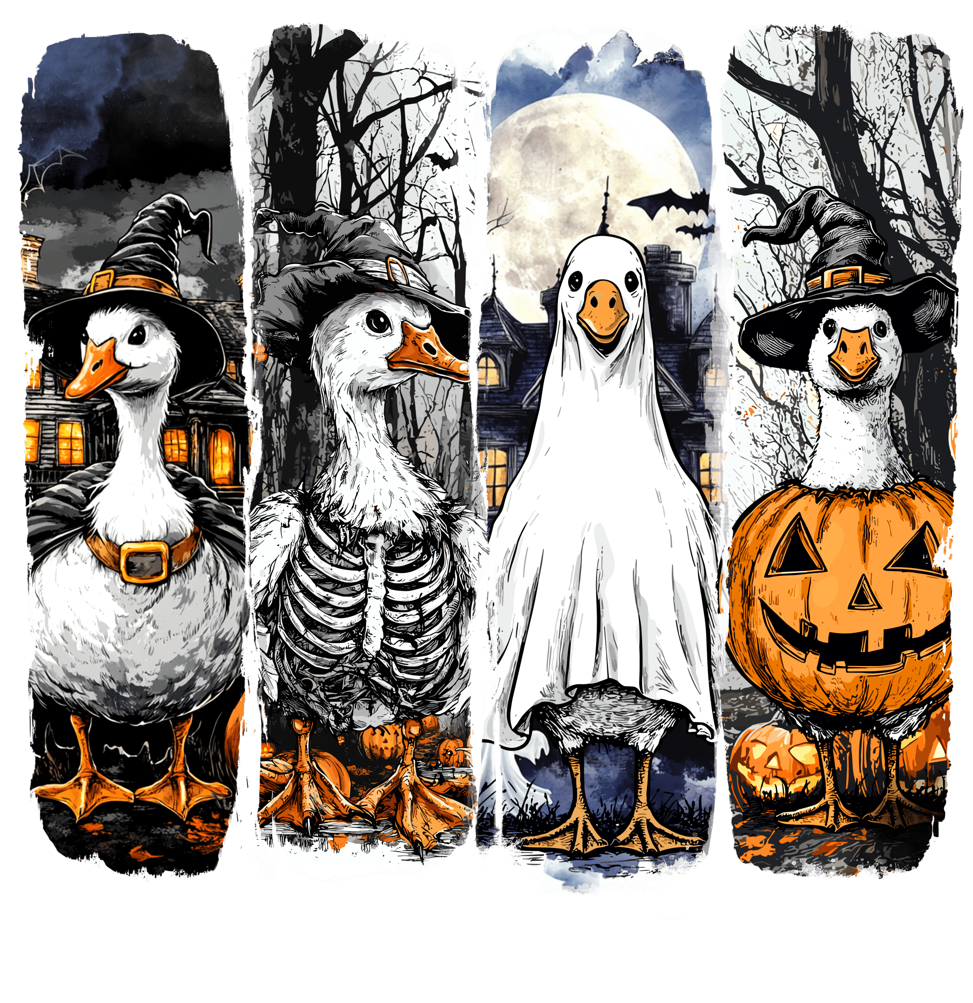 HW7 - Spooky Goose DTF Transfer - My Vinyl Craft