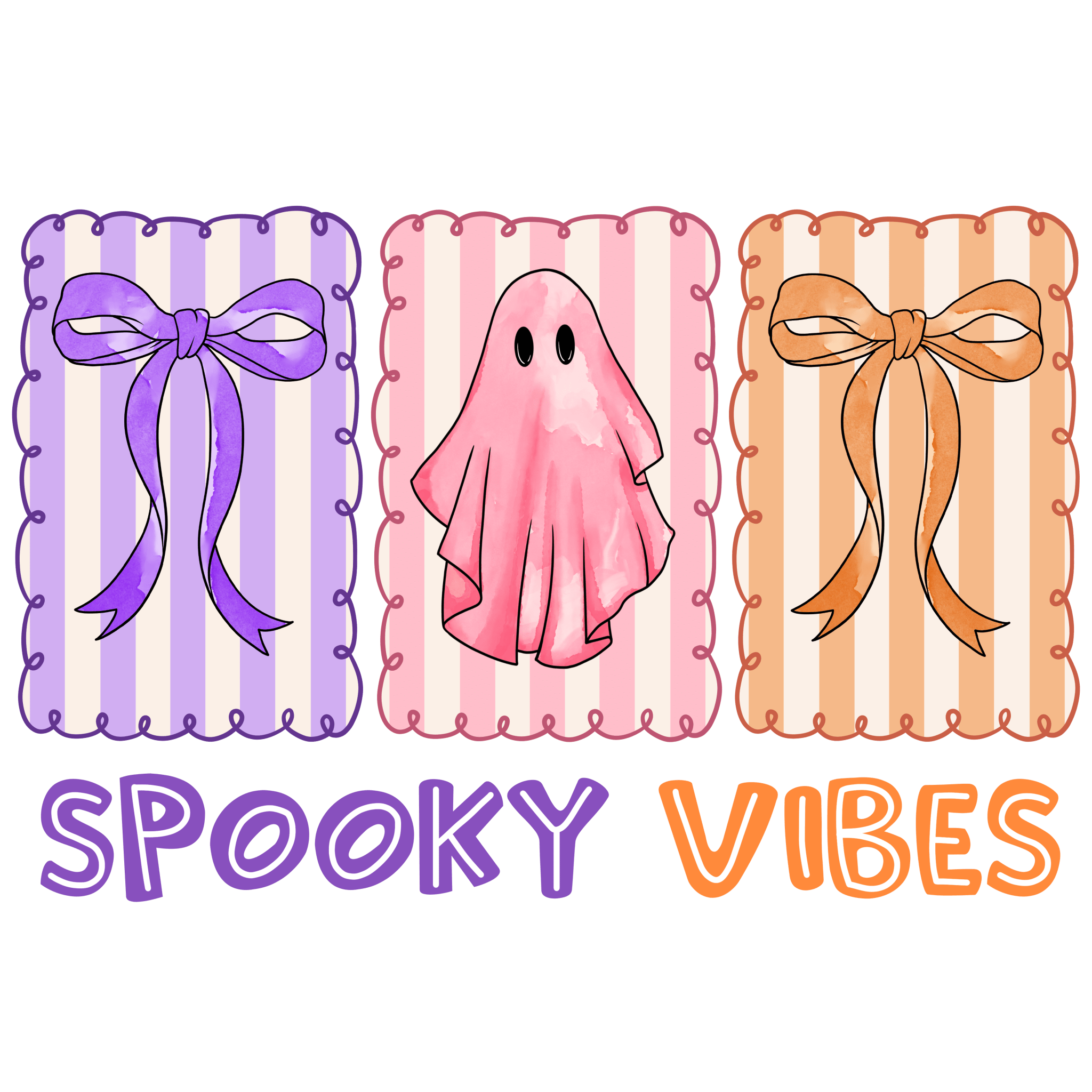 HW9 - Spooky Girly Vibes DTF Transfer - My Vinyl Craft