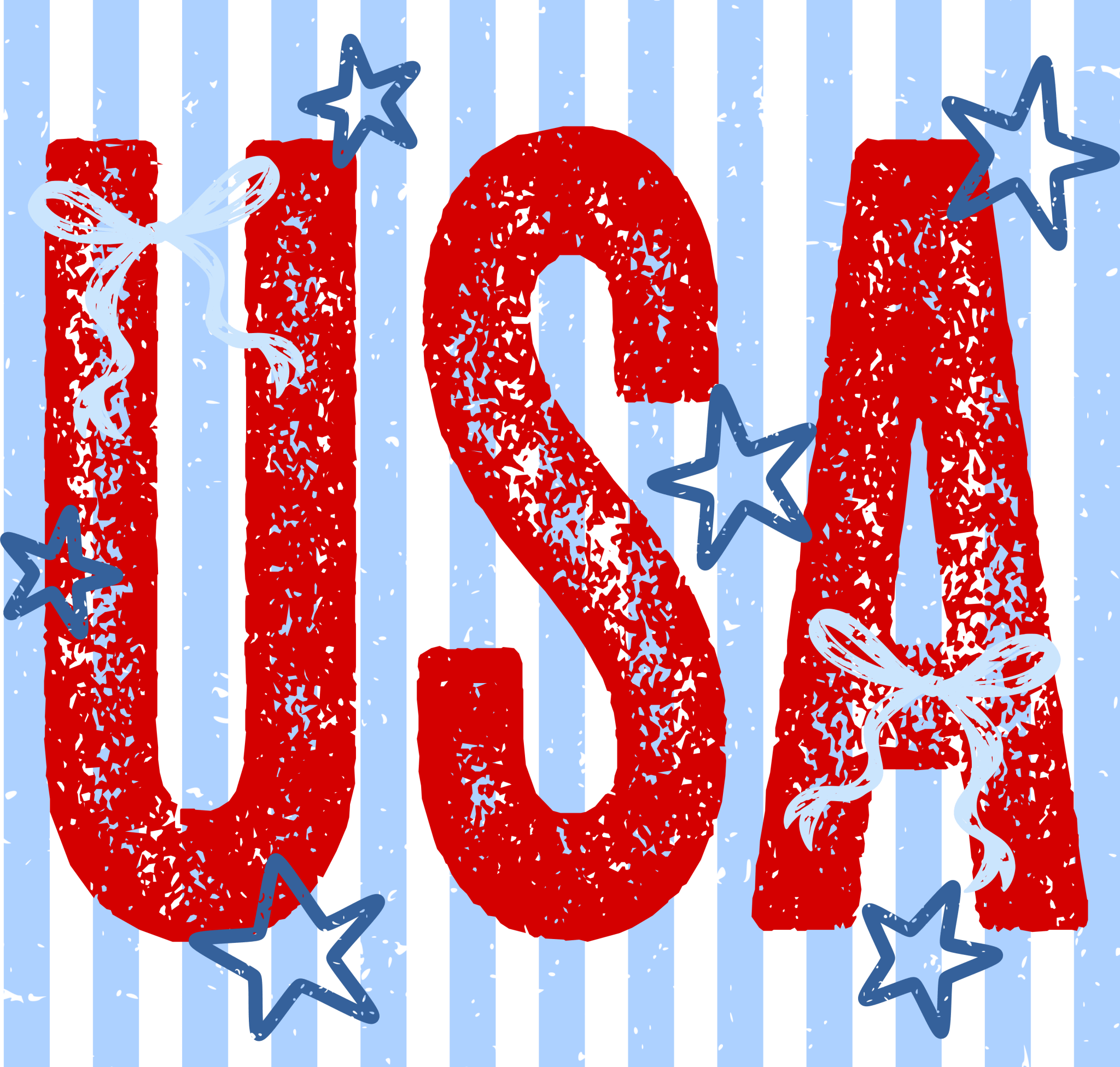 ID15 - USA Red DTF Transfer - My Vinyl Craft