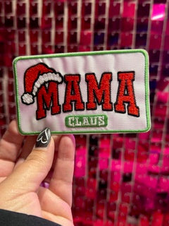 Mama Claus Iron On Patch