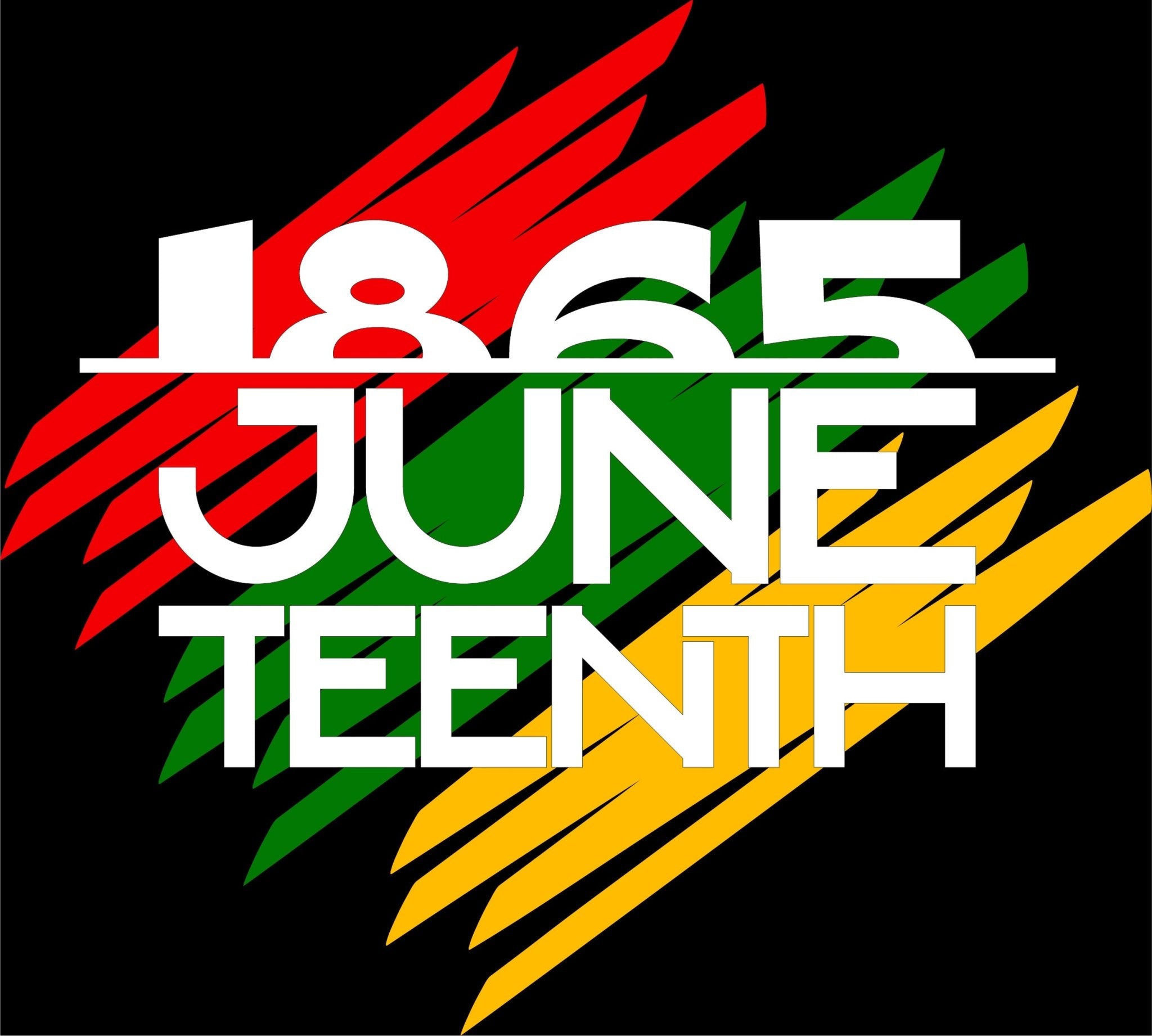 JN8 - Juneteenth Brush DTF Transfer - My Vinyl Craft