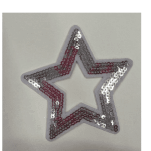 Knock Out Star Iron On Patch - My Vinyl Craft