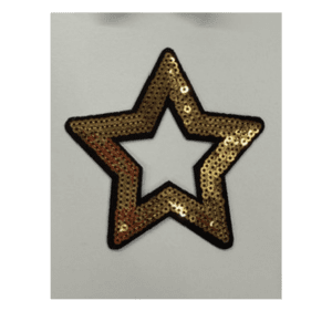 Knock Out Star Iron On Patch - My Vinyl Craft